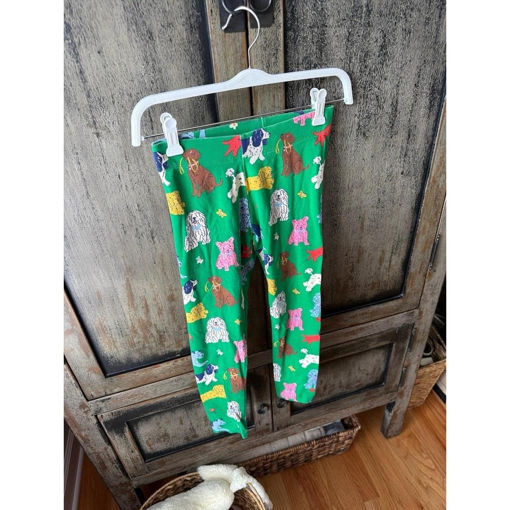 Mini boden leggings colorful dog print girls 9-10